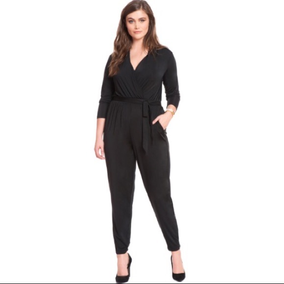 Eloquii Pants - Eloquii sexy belt tie jumpsuit NWT